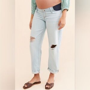 ▪️Madewell The Maternity Slouchy Boy Jeans